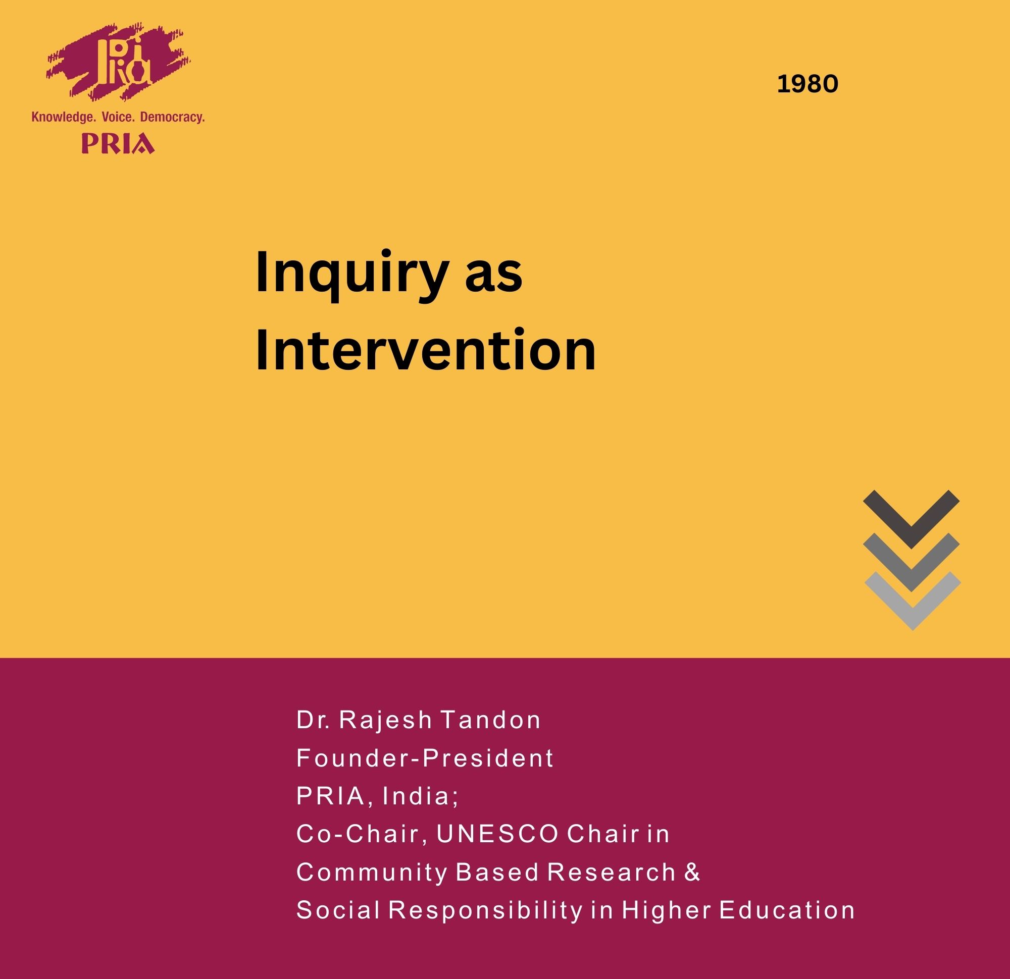 Inquiry as Intervention